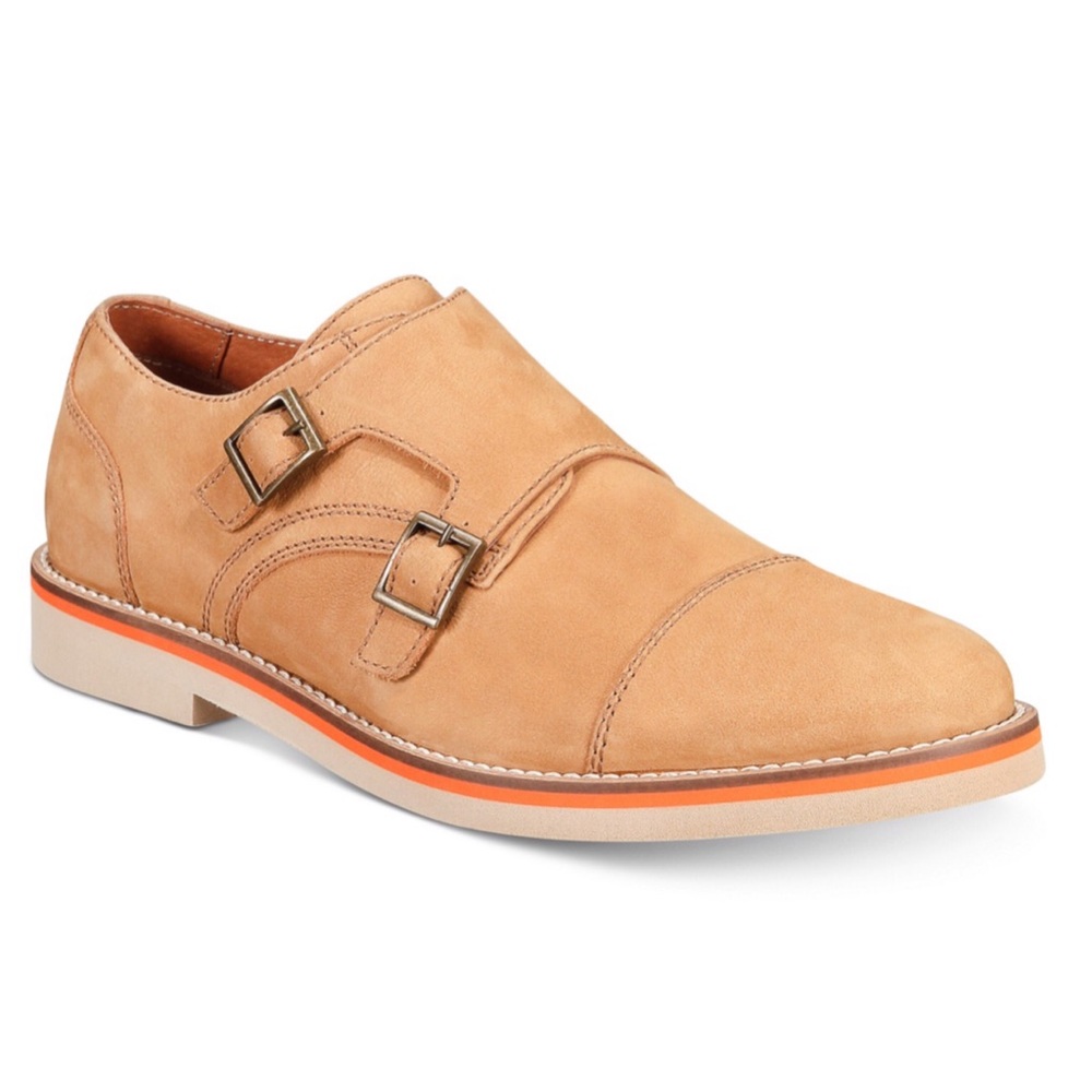 NEW IN BOX BAR III MENS BAXTER MONK STRAP OXFORDS